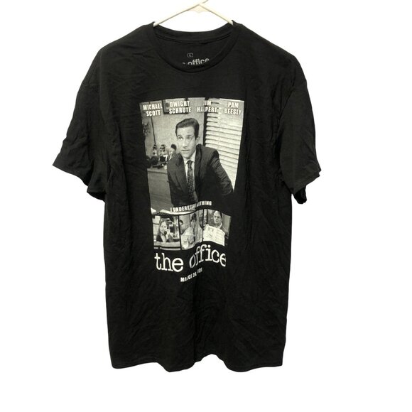 The Office T Shirt Size Large Black Ripple Junction TV Show Merch Casual Tee - Picture 1 of 5